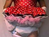 wetting thick diaper