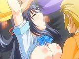 Japanese coed anime gangbang and creampie