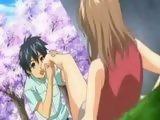 Hentai licked her foot and wetpussy