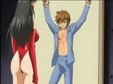 Tied up hentai guy fucked hard after gets whipped