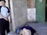 Pissing Over Wasted  Sleeping Russian Woman