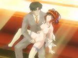 Cute hentai coed gets fingered wetpussy in the train