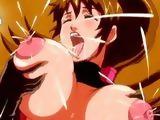 Busty hentai dripping wetpussy oral and group sex