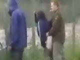Canadian Boy Piss While His Friend Fucks Unknown Girl After Concert