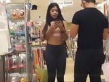 Mall Teen Ass Chased caught busted by Latina Asian big booty