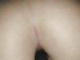 Chinese wife with anal plug