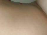Cumming on her hairy cunt