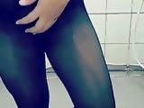 Pee in my pantyhose and take a shower