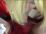 CD self-suck and cum in mouth