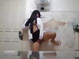 Asian Girl Rubbing Herself