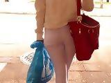 Asian Train Stop Chick Booty Capture