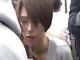 Japanese girl getting groped