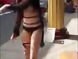 she wear g string to dance in celebrating 2016