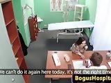 Cheating euro patient cumsprayed on pussy