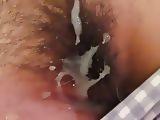 HAIRY PUSSY CUMSHOT